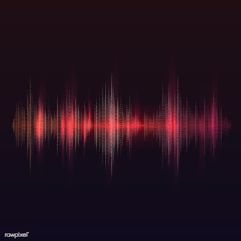 Red sound wave equalizer vector design | Free stock vector - 524295