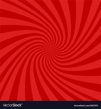 Red spiral background - graphic vector image
