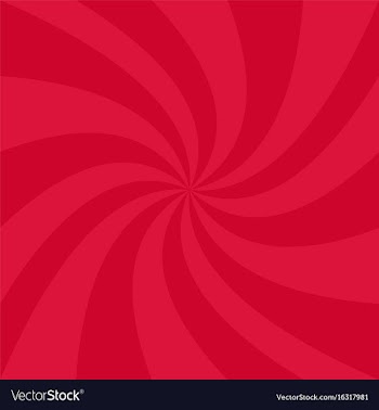 Red spiral background - graphic vector image