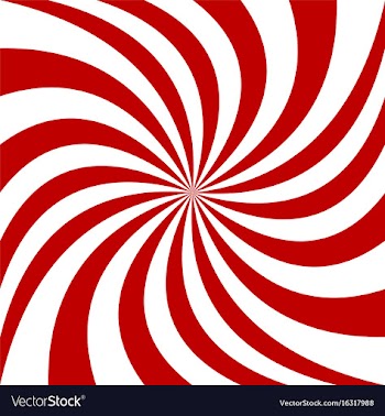 Red spiral background - graphic vector image