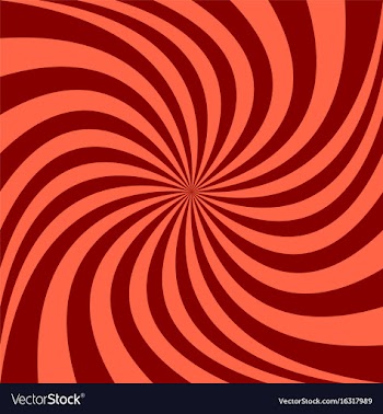 Red spiral background - graphic vector image