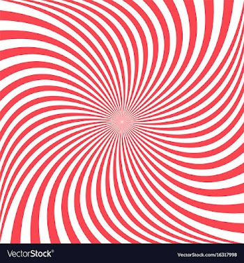Red spiral background - graphic vector image