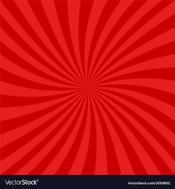 Red spiral design background vector image