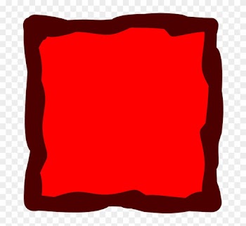 Red Square Clipart Photo Frame - Red Square Frame Png