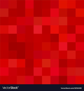 Red square mosaic background vector image