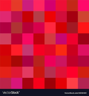 Red square mosaic background vector image