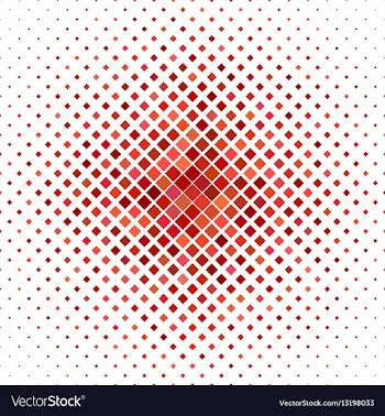 Red square pattern background design vector image