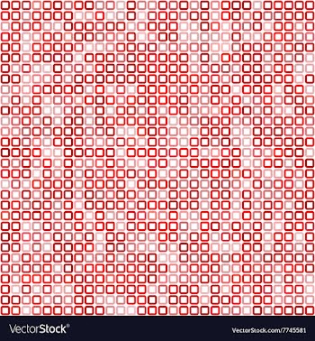 Red square pixel mosaic background vector image