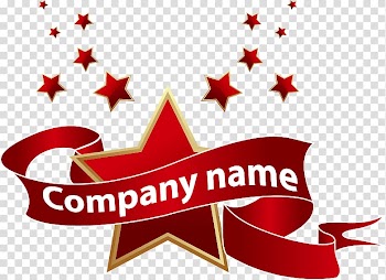 Red star , Letters painted red star banners transparent background PNG clipart