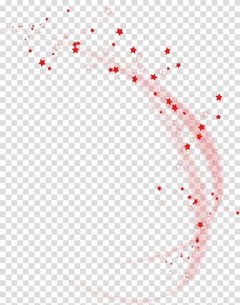 Red stars illustration, Light Luminous efficacy Star, Pretty red star decoration transparent background PNG clipart