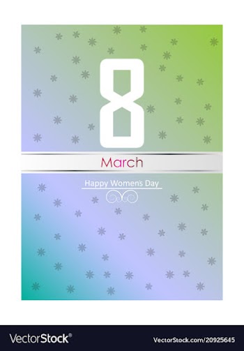 Red style 8 march brochure banner 8 march vector image