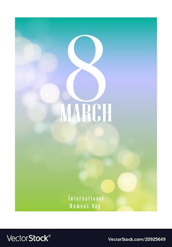 Red style 8 march brochure banner 8 march vector image