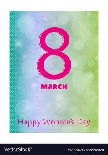 Red style 8 march brochure banner 8 march vector image