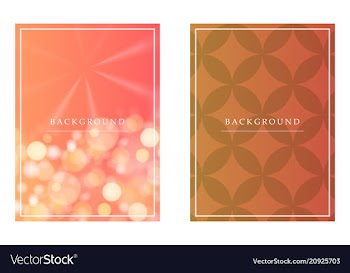 Red style 8 march brochure banner 8 march vector image