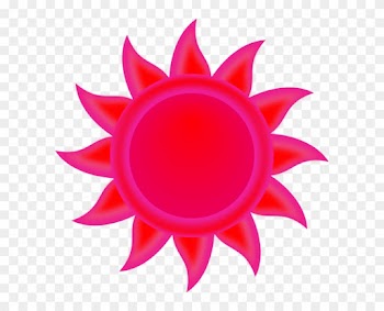 Red Sun Clip Art Clipart Free Download - Free Sun Png Transparent