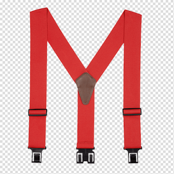 Red Suspenders transparent PNG - StickPNG