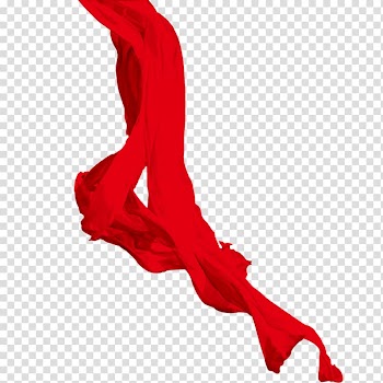 Red swirl textile art, Ribbon Textile Silk, Red cloth belt,Festive,ribbon,congratulate transparent background PNG clipart