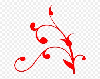 Red Swirl Thing Clip Art - Tree Branch Clip Art