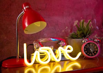 Red Table Lamp