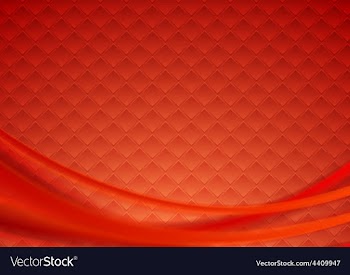 Red tech wavy background vector image