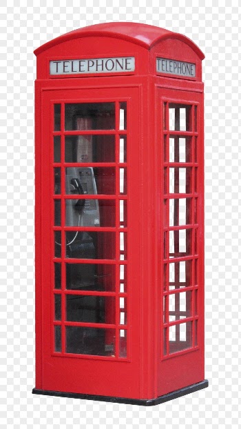 Red telephone box png clipart, | Free PNG - rawpixel