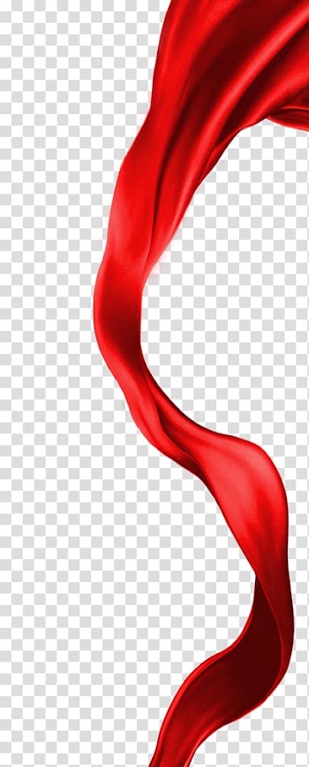 Red textile, Red u7d79u7e54u7269 Ribbon, Satin transparent background PNG clipart