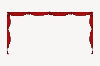 Red theater curtains border frame | Free Photo - rawpixel