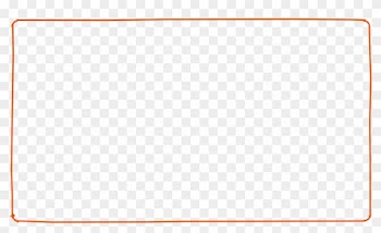 Red Thin Border Transparent