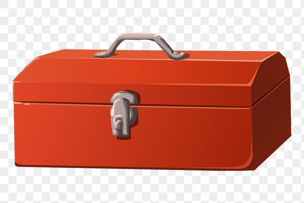 Red toolbox png sticker object | Free PNG - rawpixel
