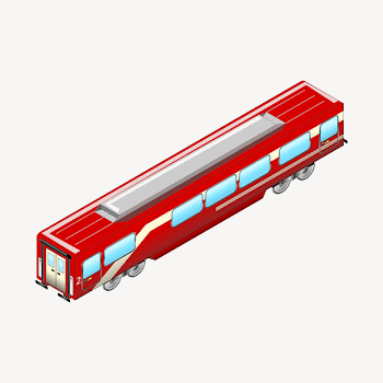 Red train clipart illustration psd. | Free PSD - rawpixel