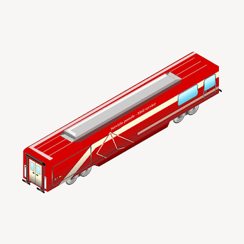 Red train clipart illustration psd. | Free PSD - rawpixel