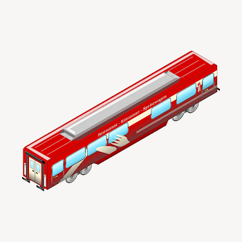 Red train clipart illustration psd. | Free PSD - rawpixel