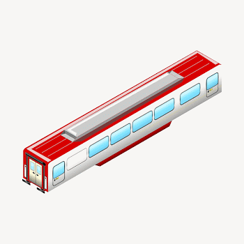Red train clipart illustration psd. | Free PSD - rawpixel