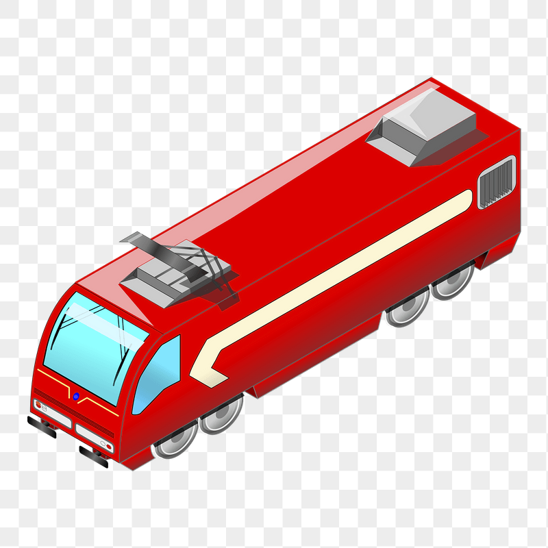 Red train png sticker illustration, | Free PNG - rawpixel