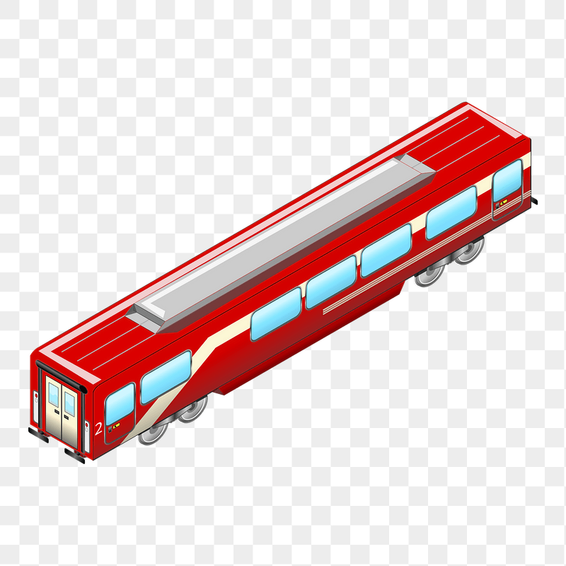 Red train png sticker illustration, | Free PNG - rawpixel