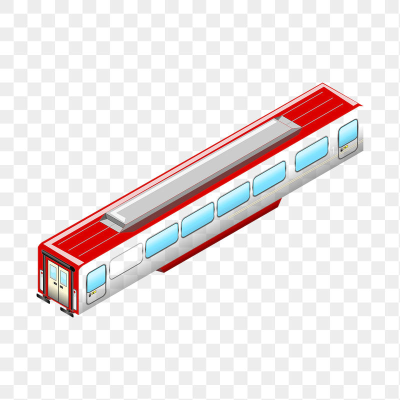 Red train png sticker illustration, | Free PNG - rawpixel
