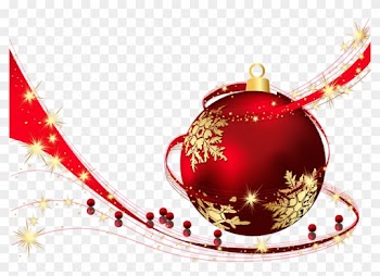 Red Transparent Christmas Ball Png Clipart - Boule Et Guirlande De Noel