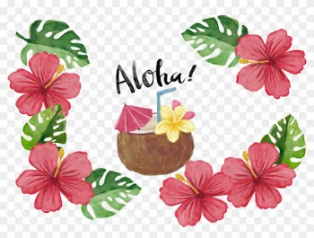 Red Tropical Flower Poster - Hawaiian Flowers Png