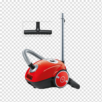 Red Vacuum Cleaner Free PNG Image