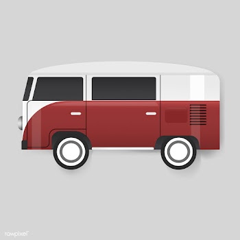 Red Van Car Vehicle Travel Graphic Illustrati.. | Free stock vector - 390564