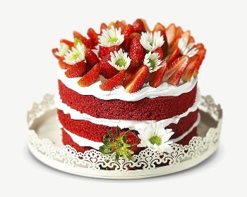 Red velvet sponge cake dessert | Free PSD - rawpixel