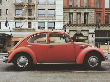 Red Volkswagen Beetle Car