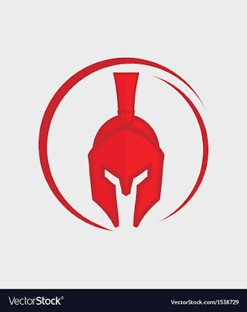  					RED WARRIOR vector image														