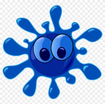 Red, Water, Blue, Paint, People, Cartoon, Free, Color - Splash Clip Art