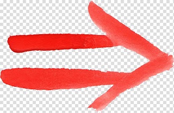 Red Watercolor painting Arrow, watercolor red transparent background PNG clipart