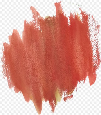 Red Watercolor painting Paintbrush Graffiti - Brown red watercolor graffiti 
