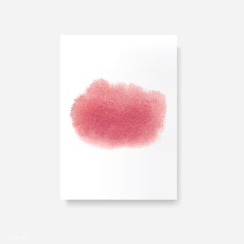 Red watercolor style card vector | Free stock vector - 530716
