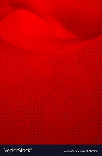 Red wavy grunge background vector image