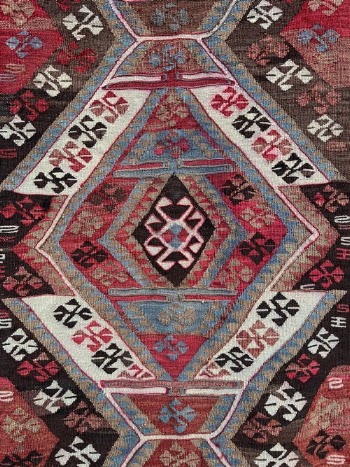 Red White and Black Tribal Area Rug · Free Stock Photo