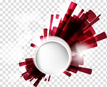 Red, white, and blue abstract artwork, graphic film Overhead projector Inkjet printing Acetate, Abstract elements transparent background PNG clipart